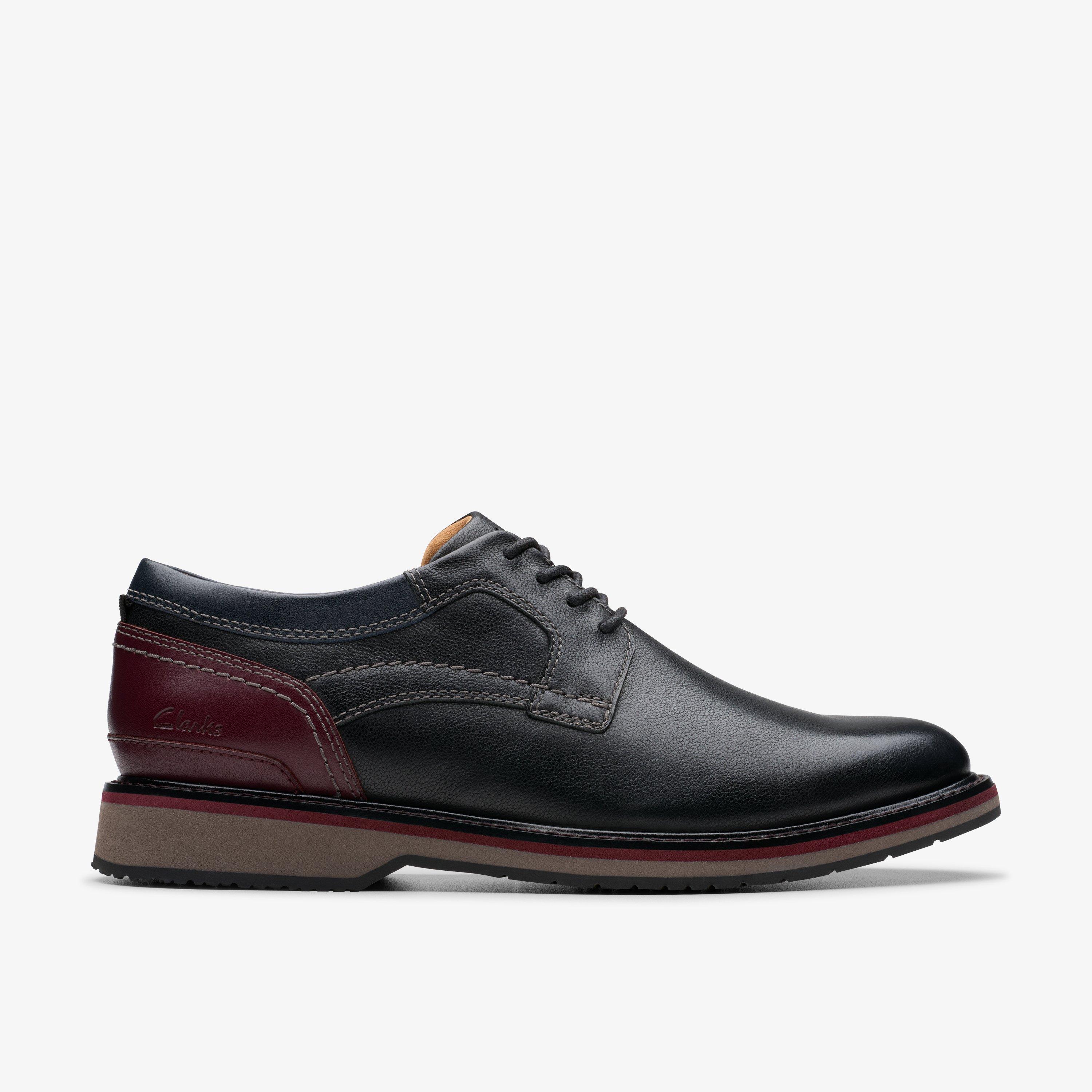 Monahan Plain Black Leather